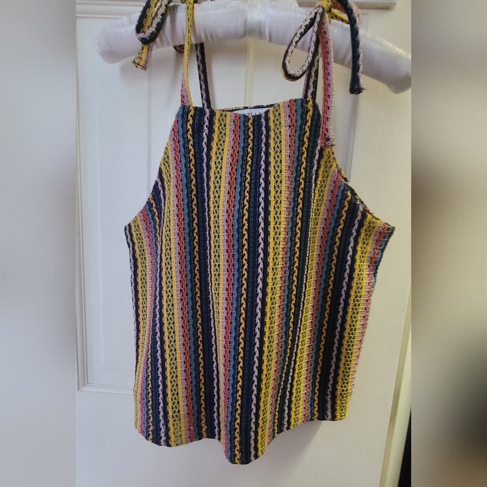 Texture & Thread Madewell Tie-Shoulder Tank Top